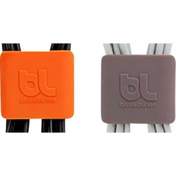 Foto: Bluelounge CableClip Medium, Dark Grey & Orange