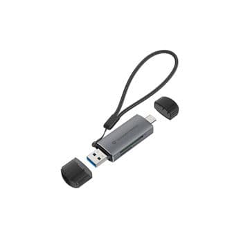 Foto: Conceptronic BIAN05G 2-in-1 Dual Plug Kartenleser