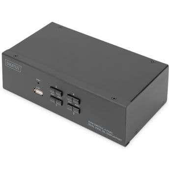 Foto: DIGITUS KVM-Switch 4-Port Dual-Display,4K, Display-Port