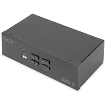 Foto: DIGITUS KVM-Switch 4-Port Dual-Display,4K, HDMI