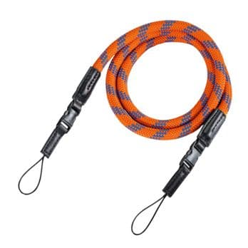 Foto: Hama Kameragurt "Braid 120" orange/blau