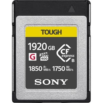 Foto: Sony CFexpress Type B     1920GB Tough                  CEBG1920T